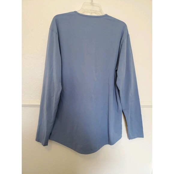 BYLT Premium Basics Lux T-Shirt Sz XL Drop Cut Long Sleeve Stretch Active Gray - Picture 14 of 16